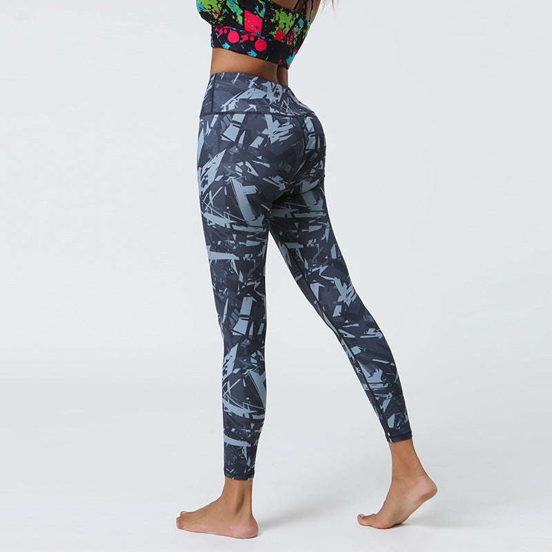 Womens High-Waisted Stretchy  Fitness Pants