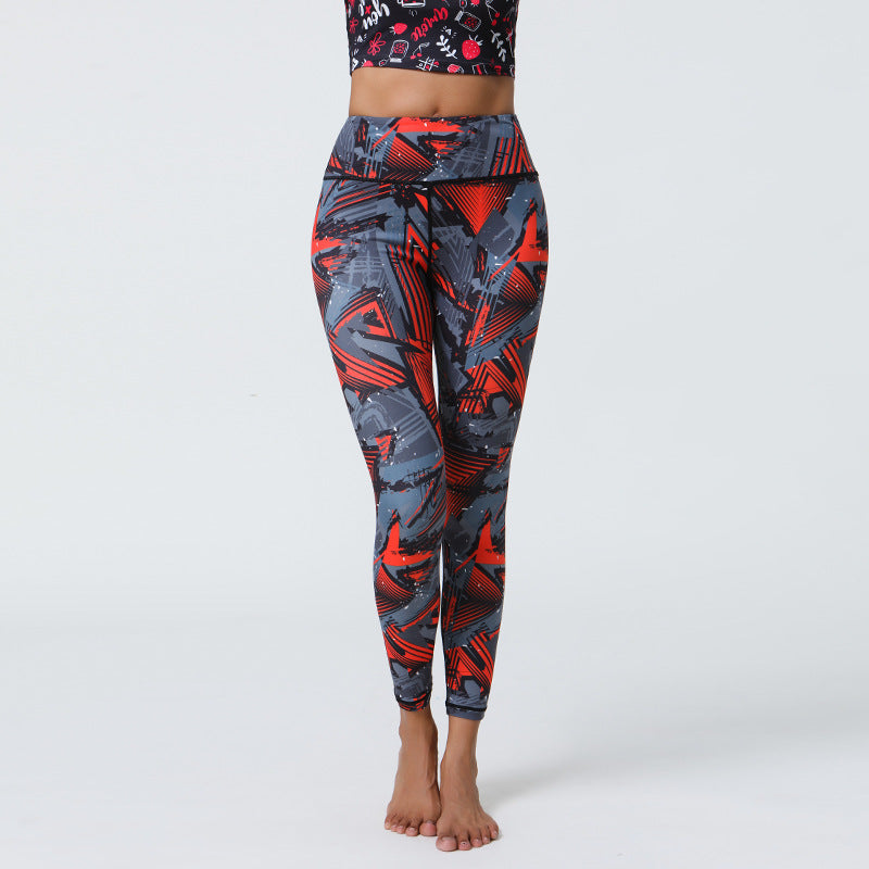 Womens High-Waisted Stretchy  Fitness Pants