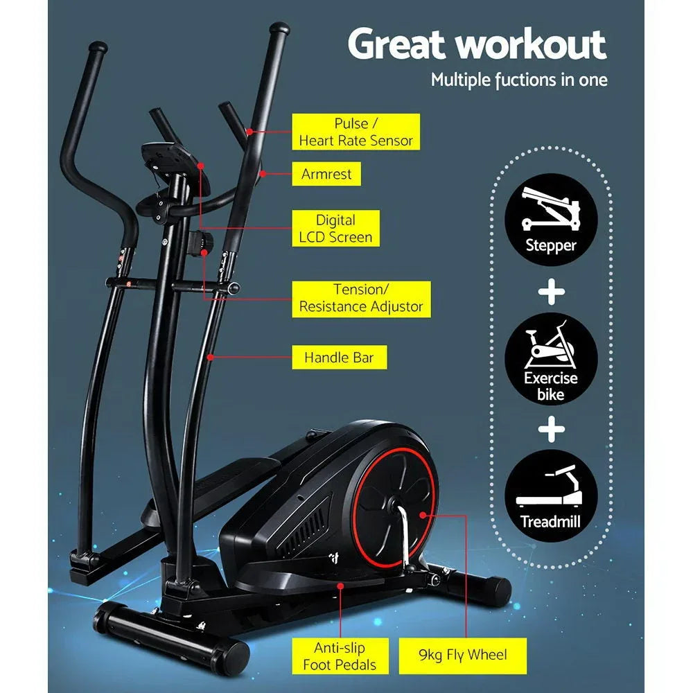 Elliptical Cross Trainer Exercise Bike  Home