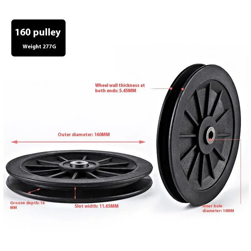 1pcs 50-160MM Pulley Wheel Cable Fitness Bearing Universal Gym Bearing Pulley Nylon Bearing Fitness Equipment