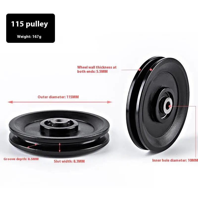 1pcs 50-160MM Pulley Wheel Cable Fitness Bearing Universal Gym Bearing Pulley Nylon Bearing Fitness Equipment