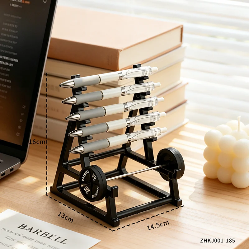 Creative Barbell Pen Holder Fitness Themed Fitness Pen Holder Perfect Gift for Fitness Enthusiasts Weightlifters