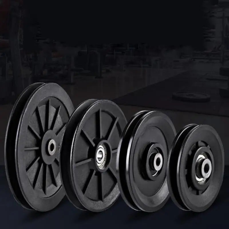 1pcs 50-160MM Pulley Wheel Cable Fitness Bearing Universal Gym Bearing Pulley Nylon Bearing Fitness Equipment