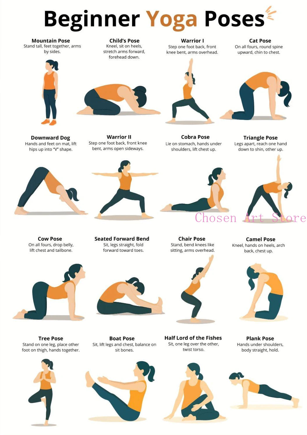Fitness Exercise Schedule Poster Print Canvas Art Pictures Home Forliving Room and Gym Wall Modern Decor Frameless Painting