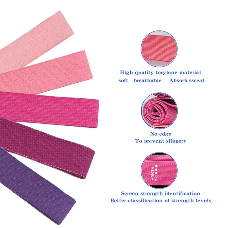 Fitness Elastic Resistance Bands Home Training Yoga Sport Resistance Bands Stretching Pilates Crossfit Workout Gym Equipment