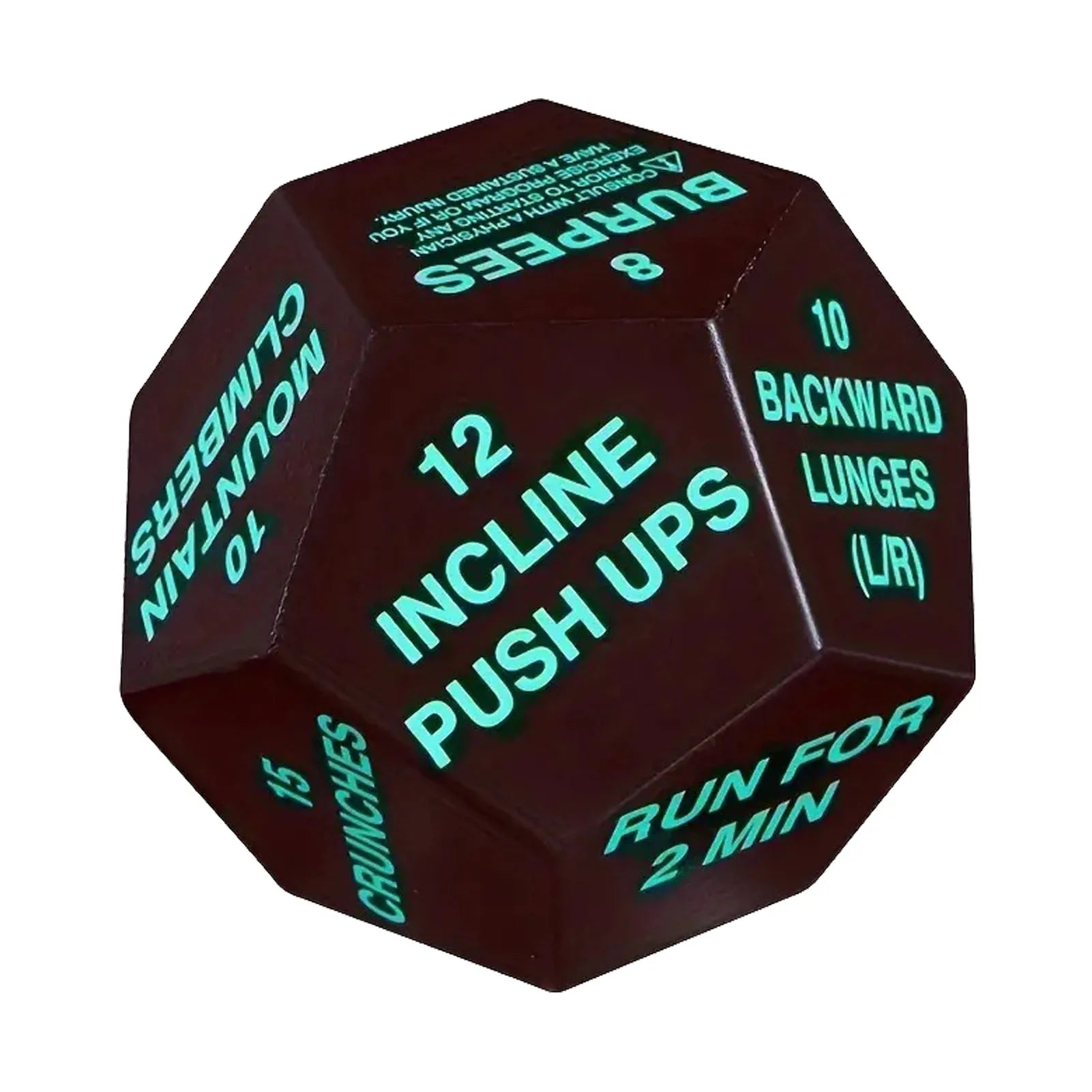 Fitness Game Dice PU Foam 12 Sides Rounded Numbers DiceEnjoy New Exercise Methods Anywhere Add Surprise Fun To Fitness Routine
