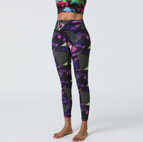 Womens High-Waisted Stretchy  Fitness Pants