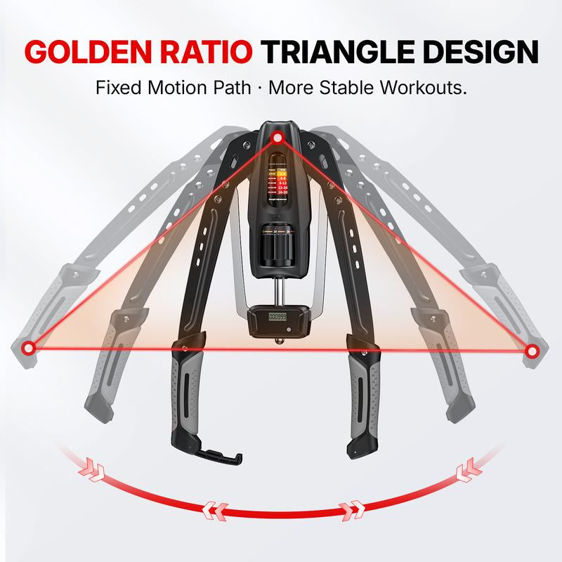 Hydraulic Arm Trainer with Counter, 22-440Lbs