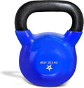Kettlebell, 5-100 LB Vinyl Coated Cast Iron Strength Training