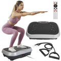 Vibration Exercise Machine With Resistant Bands