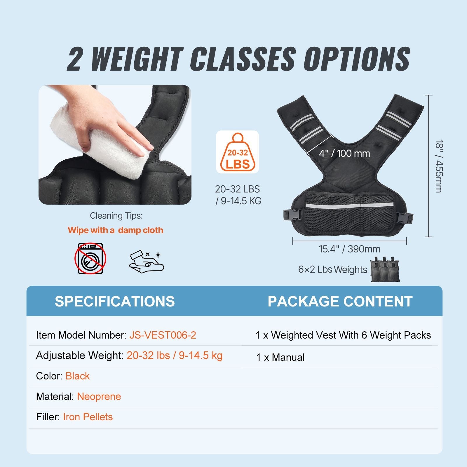 Adjustable Weighted Vest