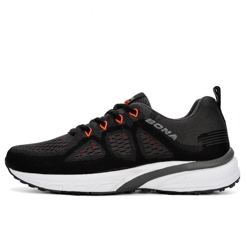 Breathable mesh sneakers with non-slip soles for all-day comfort and performance.
