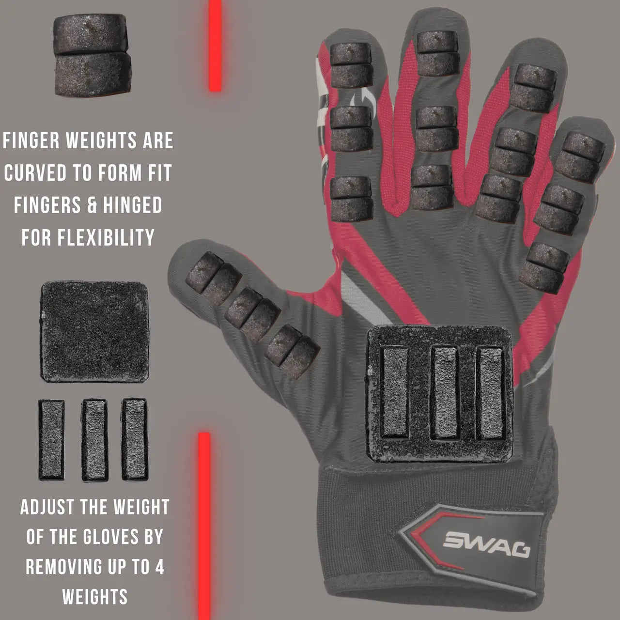 Adjustable Weighted Gloves | Men Women |