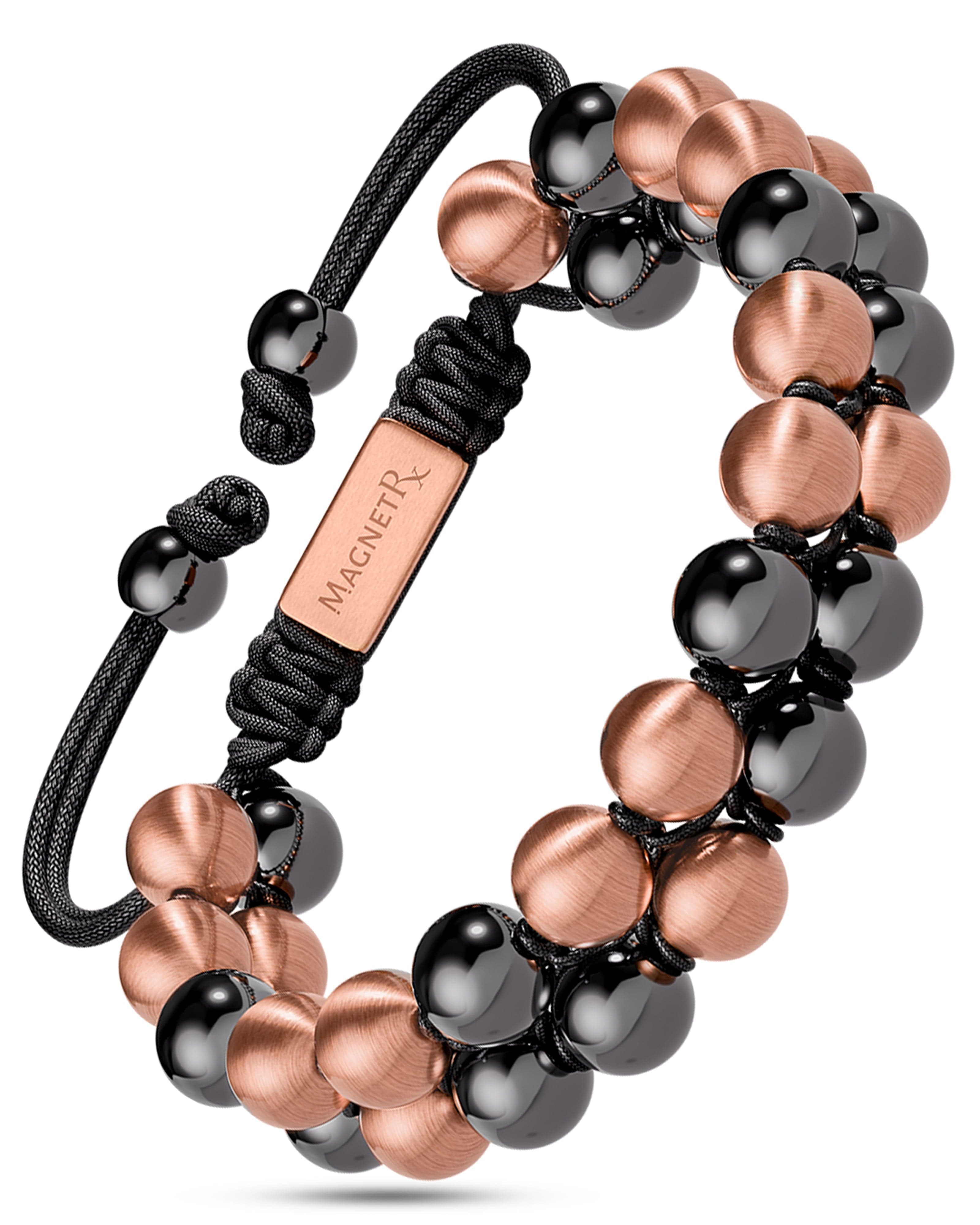 Magnetic Hematite & Copper Bracelet (Double Row)