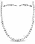 Silver Titanium Magnetic Therapy Necklace
